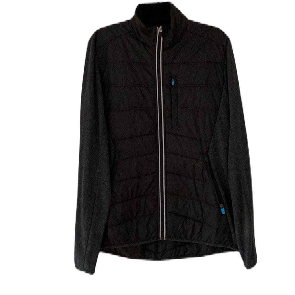 CHCB‎ Cycling Quilted Jacket Vest Shirt Light Jacket Black Puffy Gray Size Large